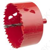 Bi-Metal Hole Saw Ø 92 mm with hexagon adapter and centring drill, cutting depth 40 mm