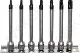 7-OS. 1/4" PIKKADE AVAGA 5-TORX PADRUNOTSIKUTE KOMPL. TS15-TS45 TRIUMF
