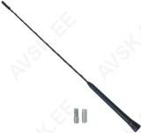 Antenni vars 41cm. keere 6mm. adapterid 5mm+6mm carmotion