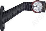 LD2175 SARVTULI LED KÕVER 45° 175MM VASAK 12/24V