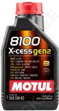 Motul 8100 x-cess gen2 5w40 a3/b4 1l