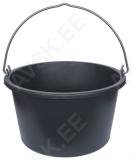 Round building container 40 with handle