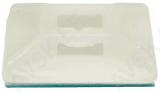 Kinnitusvitsaankur liimitav WHITE 19x19mm 3,2mm 50Tk