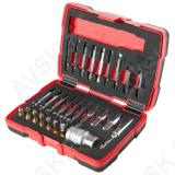 Otsikute komplekt KAHJUSTATUD Torx ja 6-kant, 34-osa