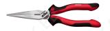 Industrial needle nose pliers 200mm with cutting edge straight shape