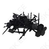 Plastic fixing pegs for crop cover, 12 mm, 50 pcs