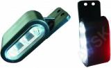 DOB-67L KÜLJETULI VASAK LED. 12/24V. VALGE-PUNANE 40X112X38MM