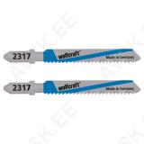 HSS Jigsaw Blades 75/50 mm;,T-shank, sheet steel, aluminium 2pcs