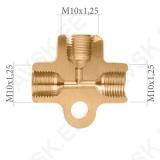 Piduritoru T-liide 10x1,25