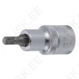 Bit Socket | 12.5 mm (1/2") Drive | Spline (for XZN) M6