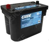 EXIDE 50AH 800A 260X173X206 AGM Start/Stop keskel