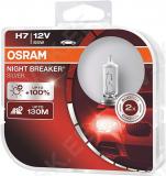 12v h7 pirn 55w px26d night breaker silver +100% hcb 2tk osram