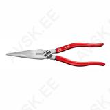 Classic needle nose pliers 160mm with cutting edge straight shape