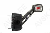 LDCC2714 SARVTULI LED TAGURDUSANDURIGA KÕVER 45° 216MM PAREM 12/24V