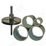 Kõvasulamkattega augusaagide komplekt 6 osa 33-73mm