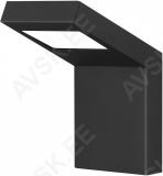 230V VÄLISVALGUSTI SEINALE LED INDUO MUST 10W 4000K. 400LM 160X100MM IP44 KOBI