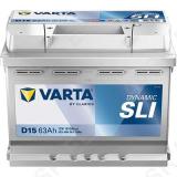 VARTA DYN SLI D15 63Ah 610A 242X175X190 -/+