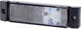 LD127 KÜLJETULI LED VALGE 12/24V 0.5M JUHE 130X33X17MM