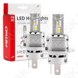 LED esitule pirnid H4 72W X2 Series Canbus MINI AMiO