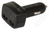 Usb autolaadija 3,1a 2xusb king