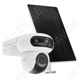 EZVIZ HB90x Dual Kit 4G+WiFi 4+4MP akuga väli pöördkaamera +8w paneel