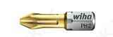 Screwdriver bit, Wiha 7929, TiN coated, 25mm, PH3