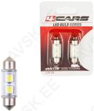 12V SV8.5-8 LED PIRN 36MM VALGE BLISTER 2TK 4CARS