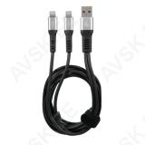 Laadimisjuhe USB TypeC 2x1m