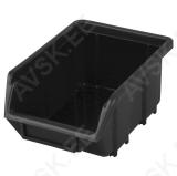 Plastkarp Ecobox must väike 110x165x75mm