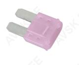 Mikrokaitse kahvel 2-pin led lilla