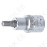 Bit Socket | 12.5 mm (1/2") Drive | Spline (for XZN) M8
