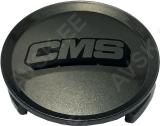 Cms kapsel. hall metallik (gr). must logo. 75mm (mer)