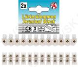 Luster Terminals | 2.5 mm² | 3 Amp. | 2 pcs. | 12 pcs. block