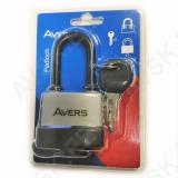 Padlock APECS PDR-50-55L, steel, 3 keys, blister pack