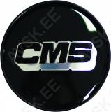 Cms kapsel. must. hõbedane logo. 68mm