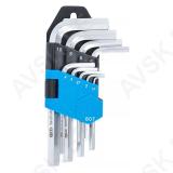 L-Type Wrench Set | short | internal Hexagon 1.5 - 10 mm | 9 pcs.