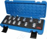 12-OS. 1/2" 12-TÄHIK XZN PADRUNOTSIKUTE KOMPL. M5-M17. FOAM TRIUMF