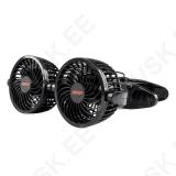 Ventilaator 2x4" 12V 2-kiirust CLIP kinnitus Amio