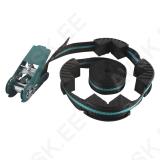 Ratchet Belt Clampr with 4 jaws, strap 25 mm wide (tensioning force 180 kg)