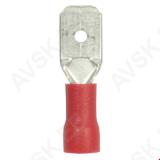 JUHTMEOTSIK LAPIK "ISA" 6.35X0.8MM PUNANE 50TK M+