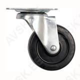 Swivel Caster With Black Rubber 50mm