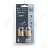 Tabalukud PDB20-20 2 lukku 3 võtit