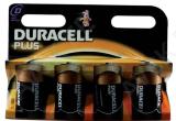 Patarei, duracell plus, lr20, d, 4tk, 1,5v