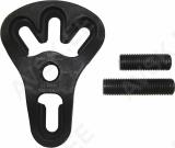 LAAGRI/-RUMMU TÕMMITSA PLAAT 4/5 RATTAPOLTI UNIV. 92-131MM + SPIND. 2TK WALLMEK