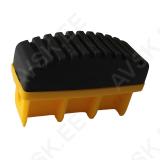 Plastic feet Forte 64x25mm with rubber