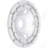 Segmented double row cup grinding wheel 125 mm