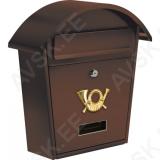 Mailbox 380X320X105mm Brown