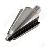HSS Sheet Metal Cone Drill Bit 8-31 mm, Round Shank 10 mm
