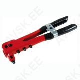 Rivet pliers 270 mm, with 3 nozzles (3.2 / 4.0 / 4.8 mm)