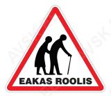 Kleebis " Eakas roolis "